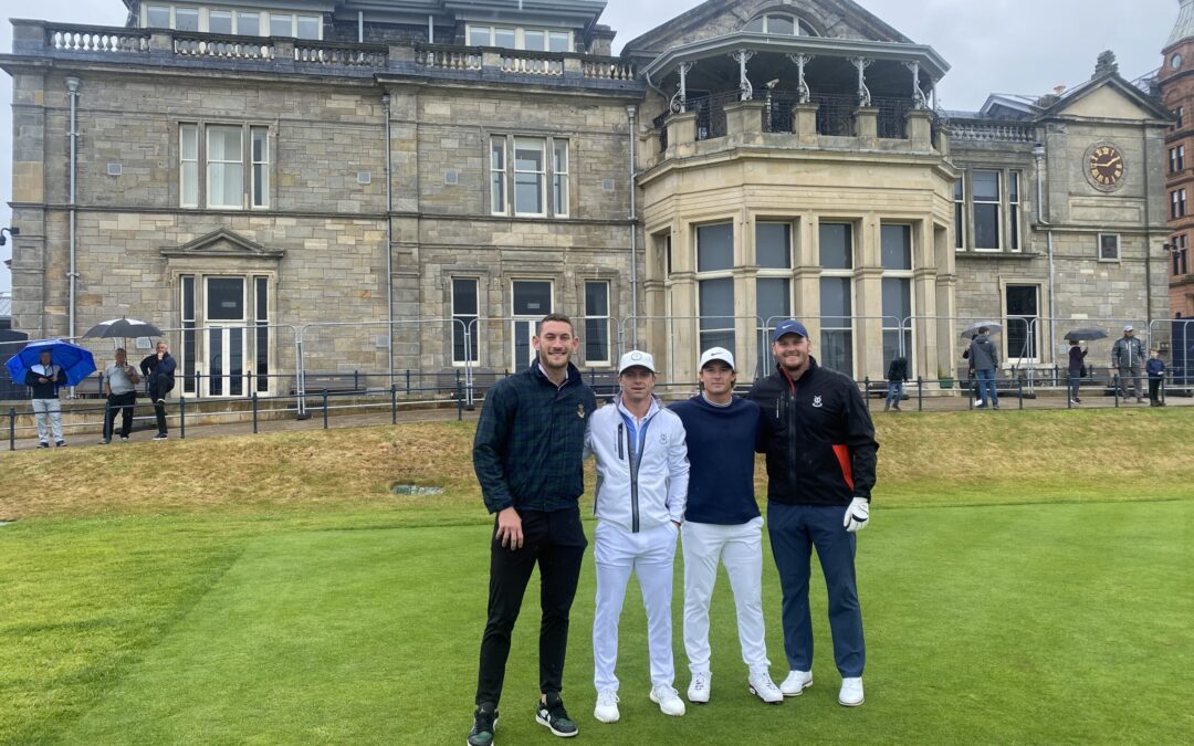 Experience St. Andrews!  NFL stars: Berrios and Badgley conquer the “home of golf”